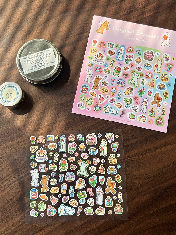 Small die-cut stickers