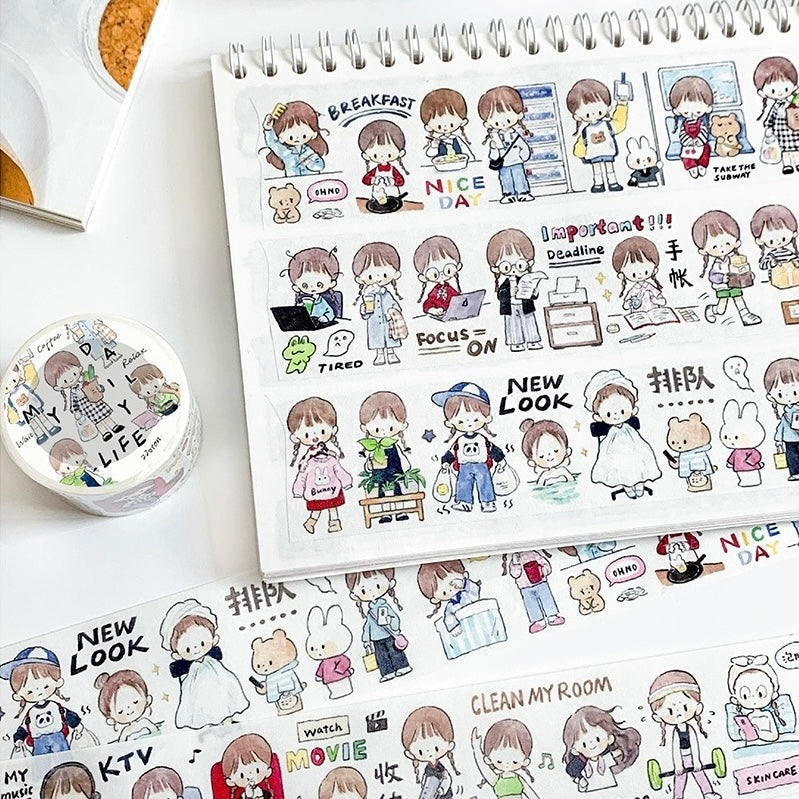 Washi tape designs of daily life