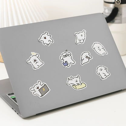 use stickers to decorate laptop