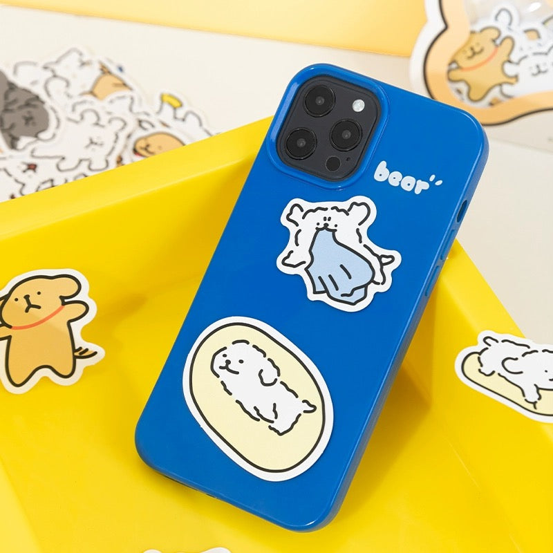 Use stickers to decorate your phone case