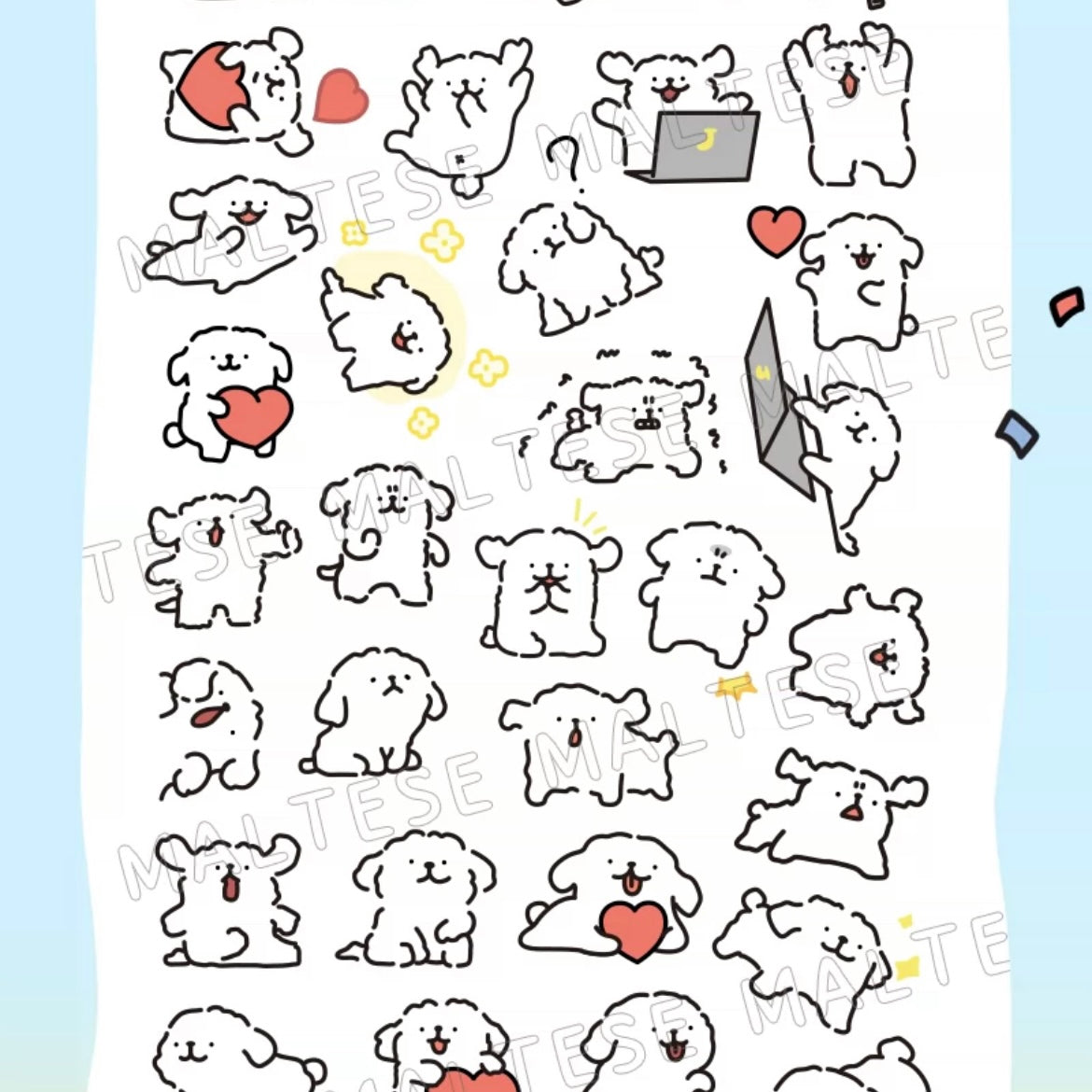 dog sticker designs