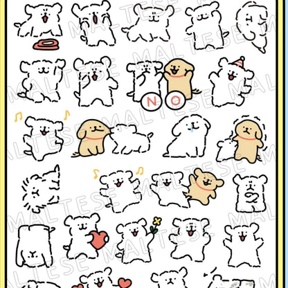 Dog sticker designs