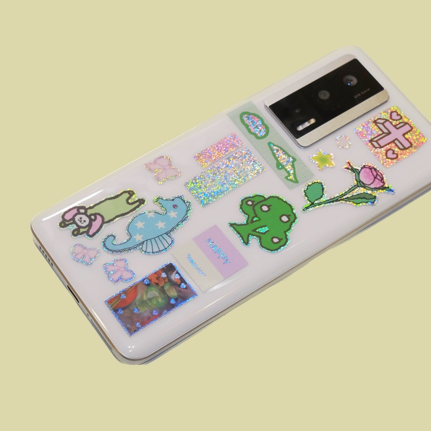 use stickers to decorate your phone