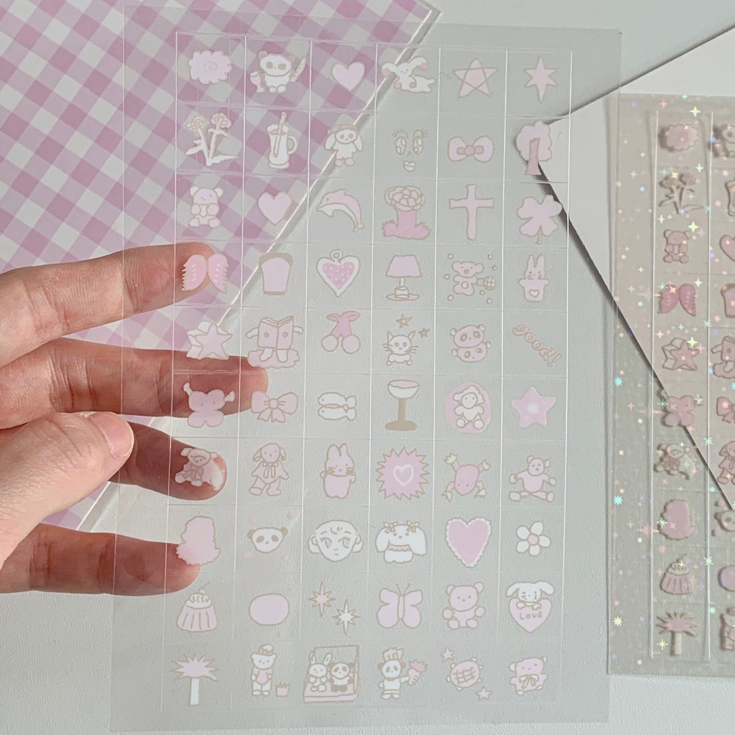 Die-Cut Sticker Sheet - Small Square Elements