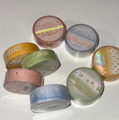 Shiny washi tapes