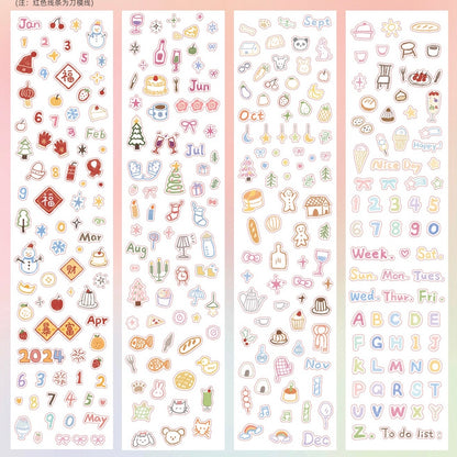 Sticker roll designs