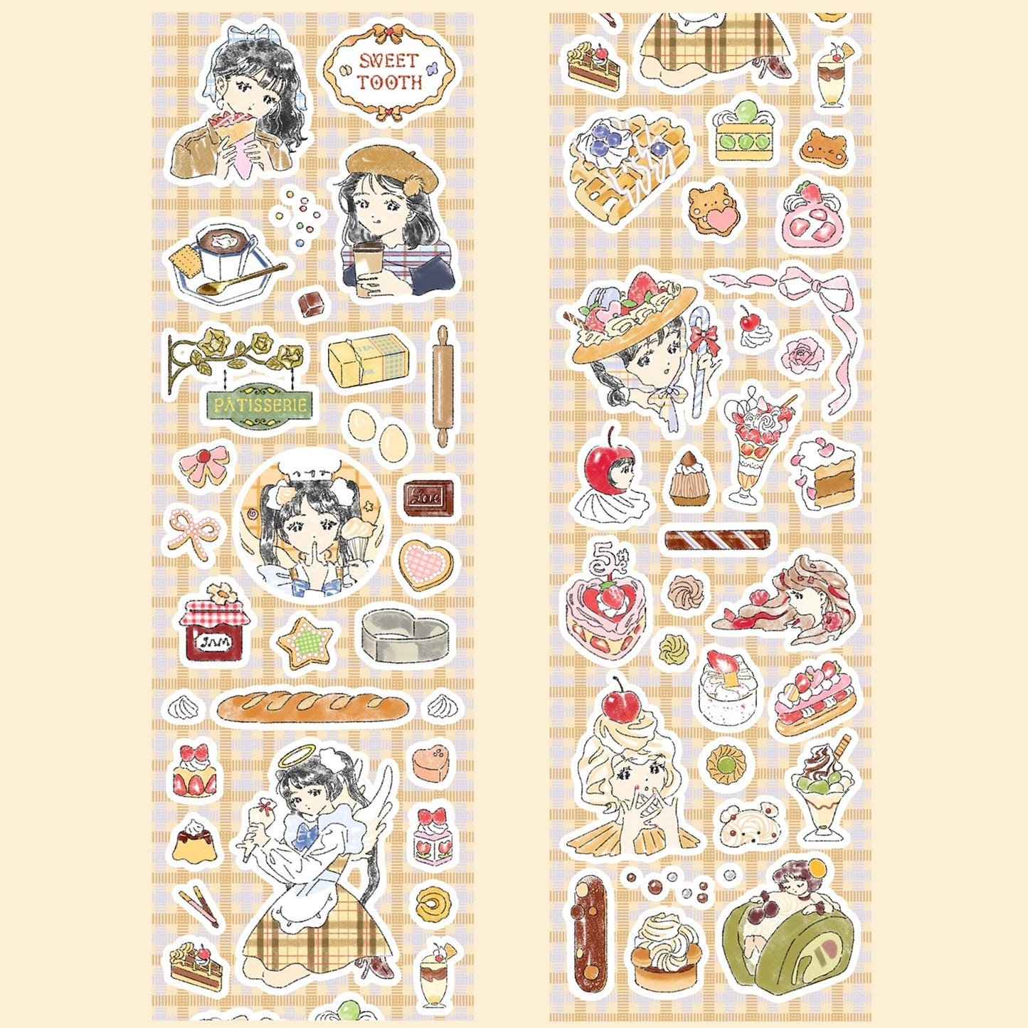 Sticker roll designs