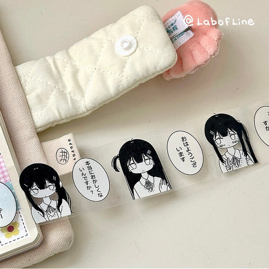 Manga style washi tape