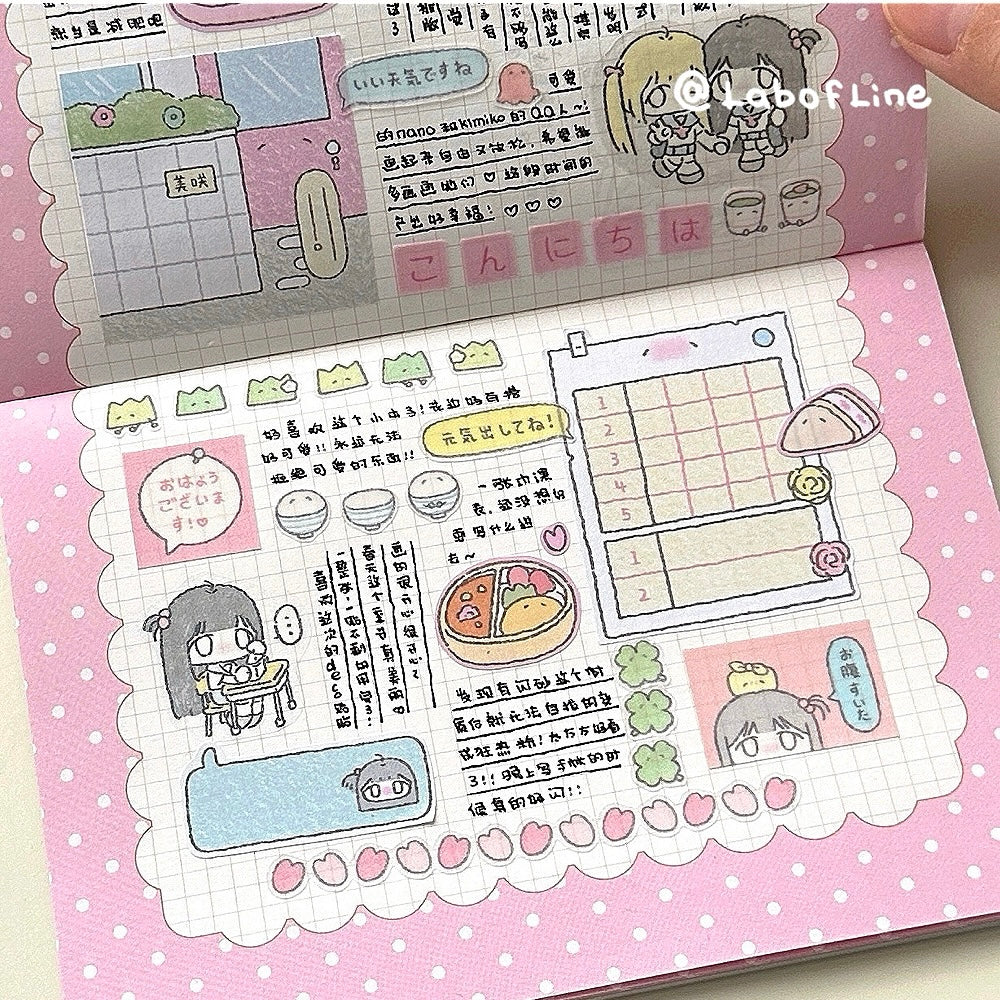 Use stickers in journaling