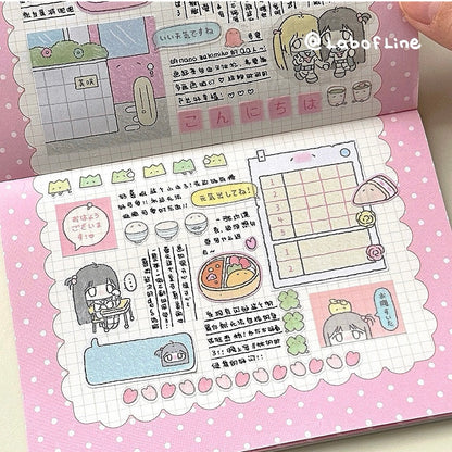 Use stickers in journaling