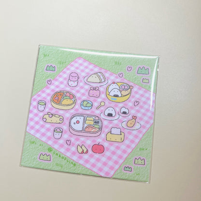 Cute stickers of Bento box