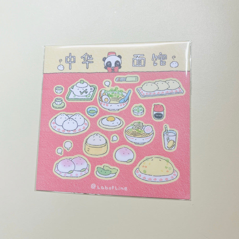 Cute noodles stickers