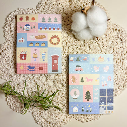 Winter themed memo pad