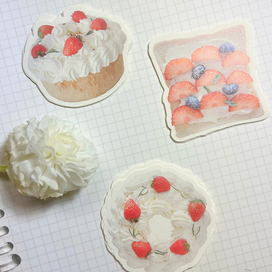 Cream themed memo pad