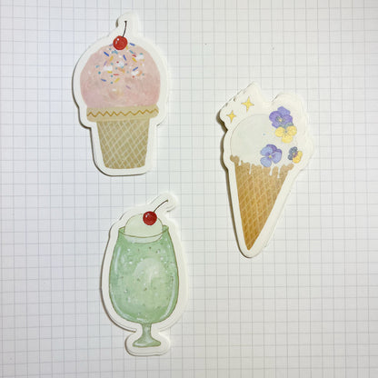 Ice cream memo pad