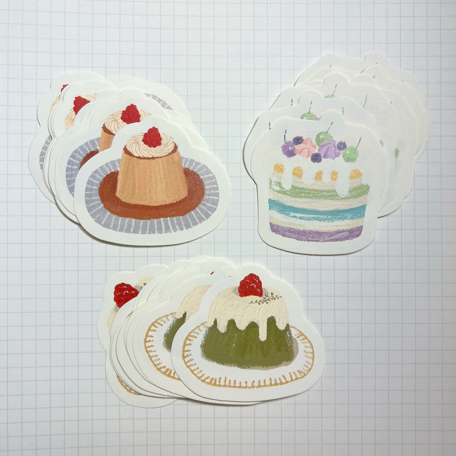 Cake themed memo pad