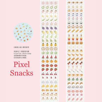 Pixel snacks PET elements