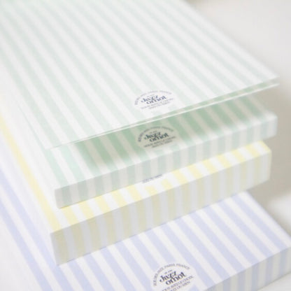 Memo pad in refreshing colors