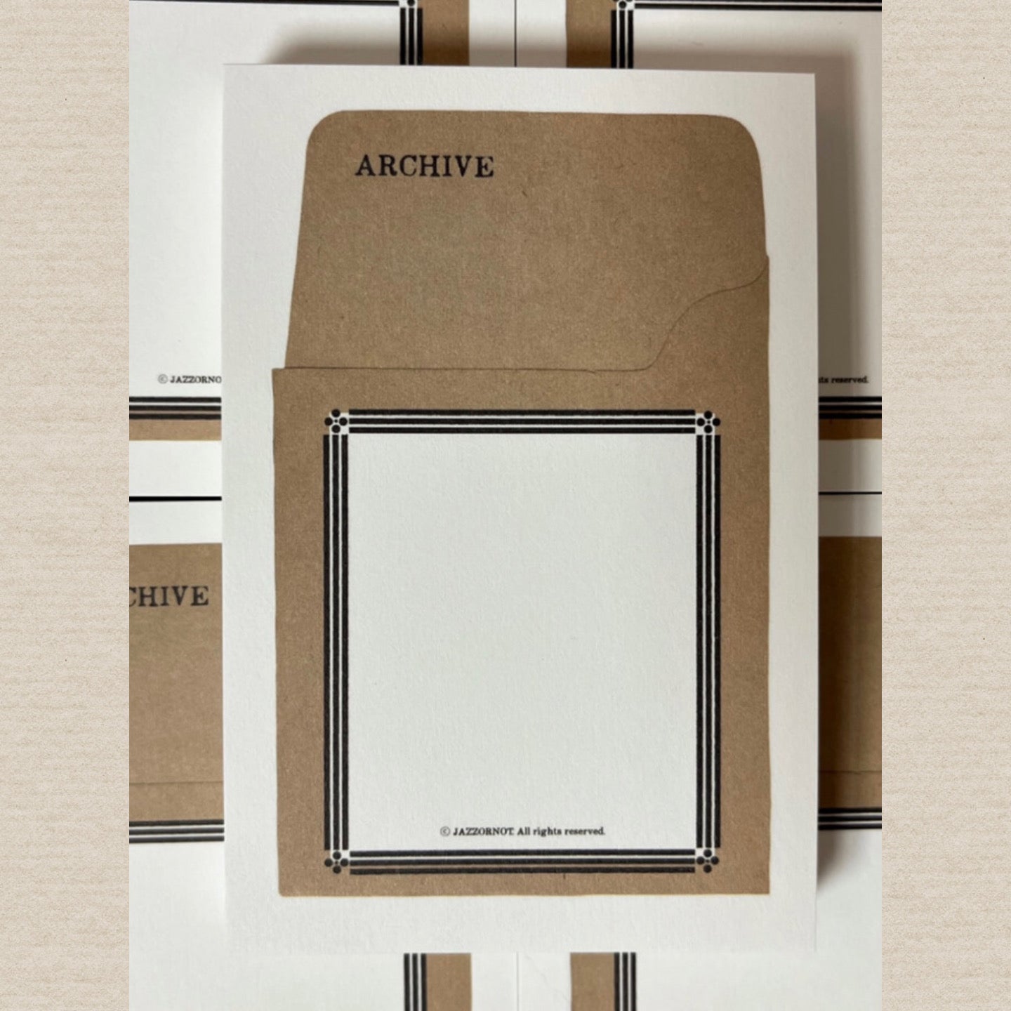 Archive memo pad