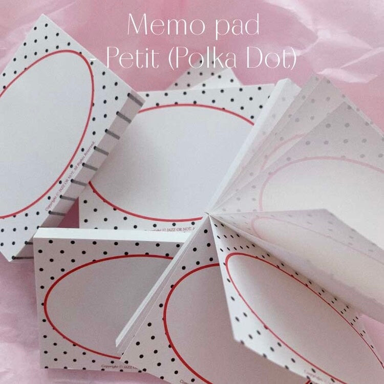 Polka Dot Memo Pad