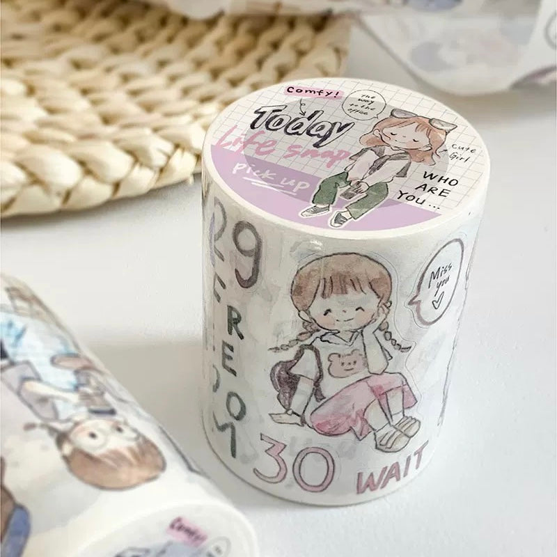 Lovely Die-Cut Sticker Roll