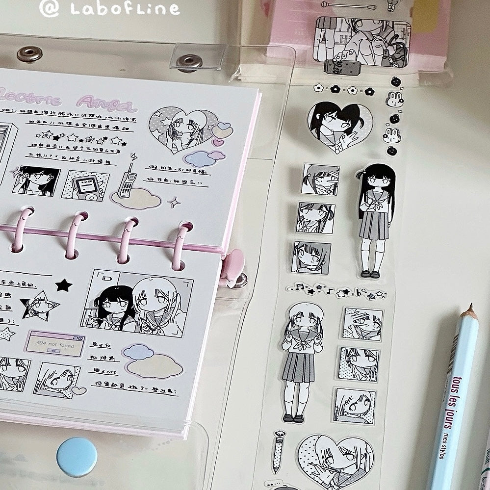 Use stickers in journaling