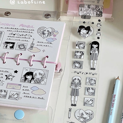 Use stickers in journaling