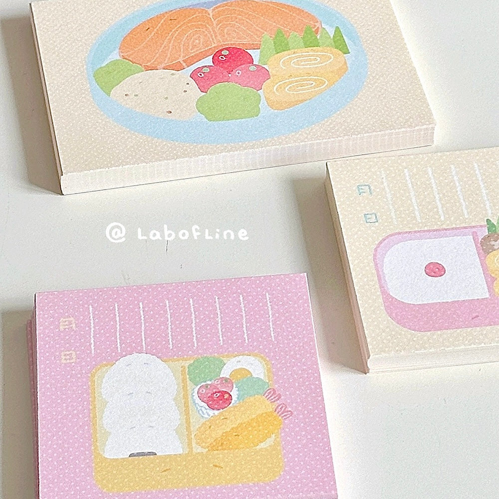 Bento Designed Memo Pads