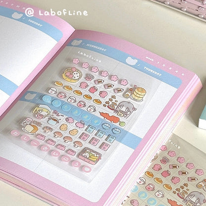 Cute transparent stickers