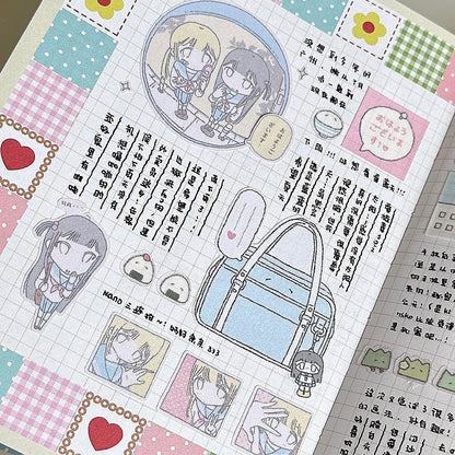 Use stickers in journaling