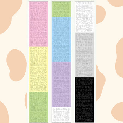 Letter Sticker Roll