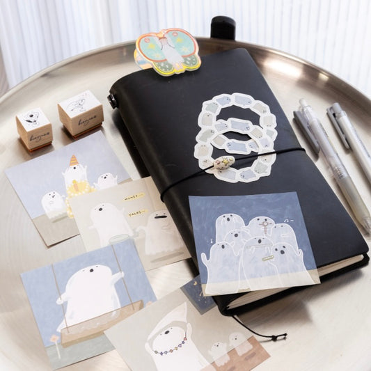 Lovely Ghost Design Memo Pad