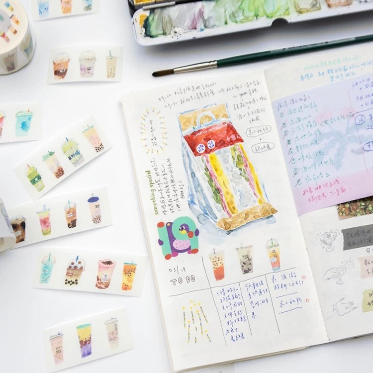 Use washi tape in journaling