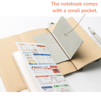 Three-fold Travel Notebook