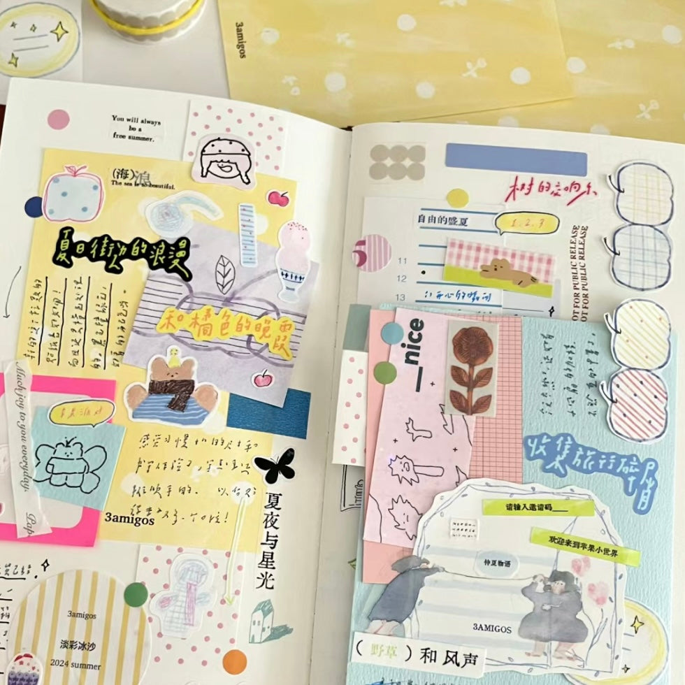 Use title stickers in journaling