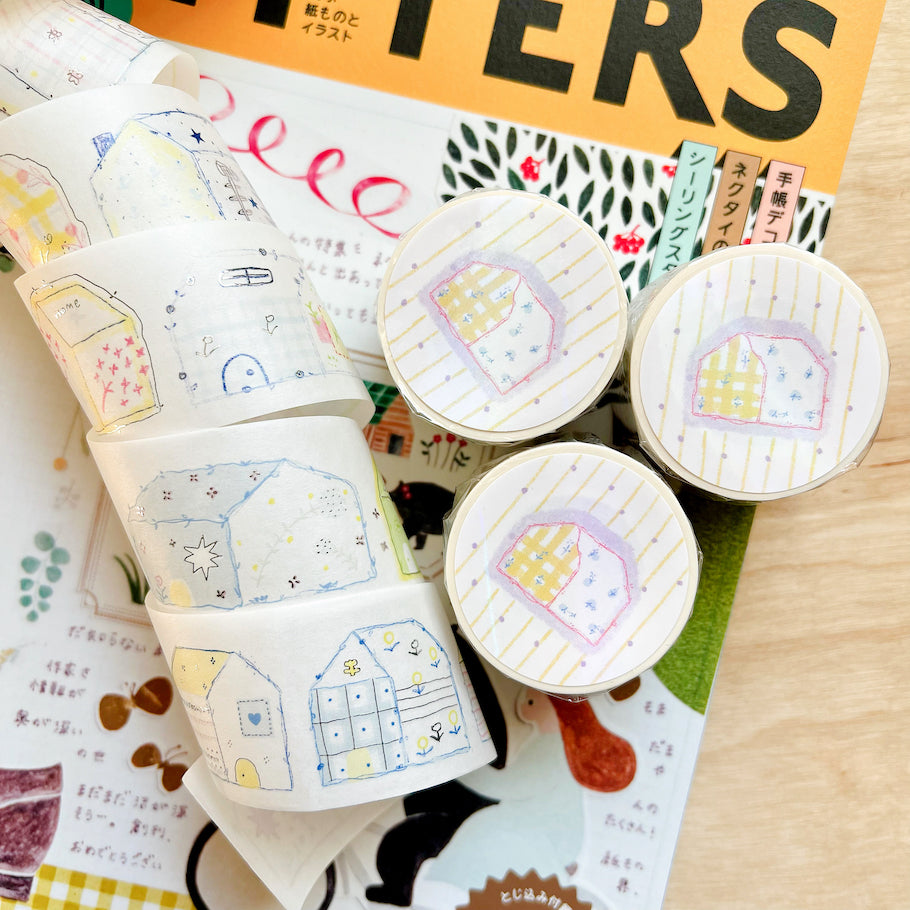 Flower House Washi Tape