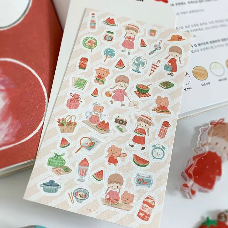 Die-Cut Sticker Sheets - Watercolor Style 2.0