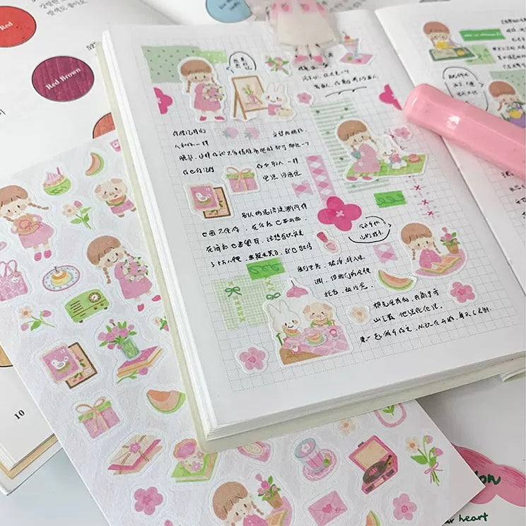 Use stickers in planners