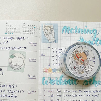 Use shiny tape in journaling