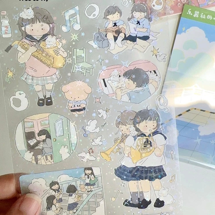 Shiny Sticker sheets