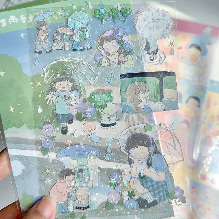 Lovely Shiny Sticker sheets