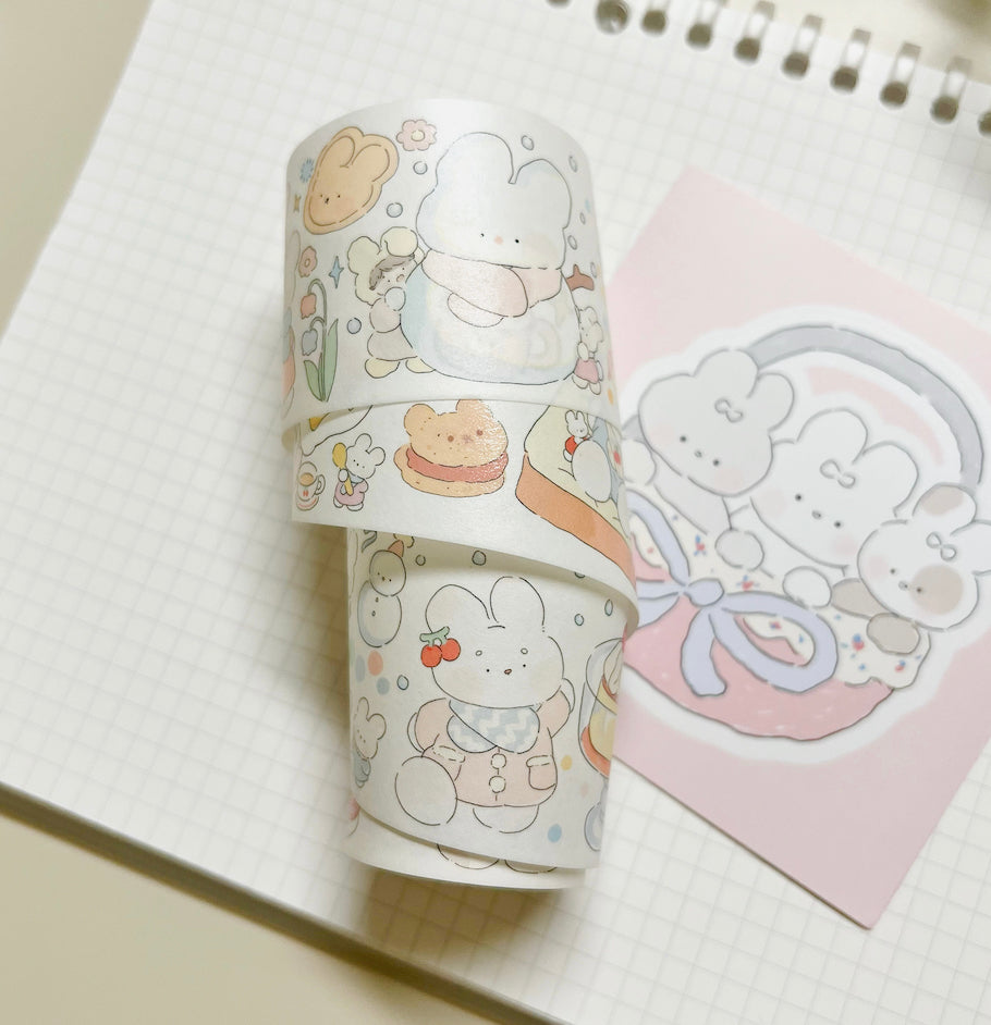 Lovely bunny washi tape