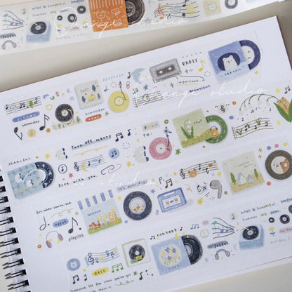 Washi Tape - Music Note & Vintage Things