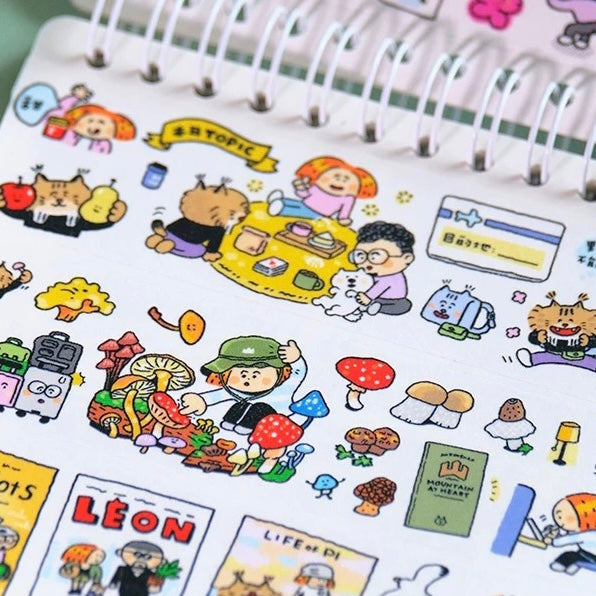 Use sticker collection book