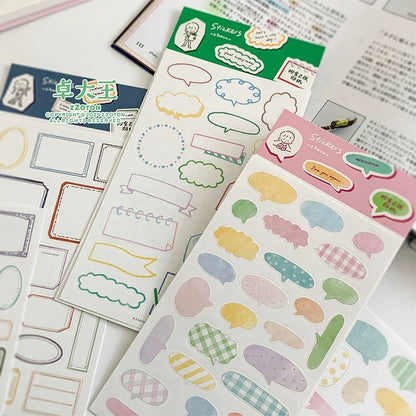 Die-Cut Sticker Sheets - Frame