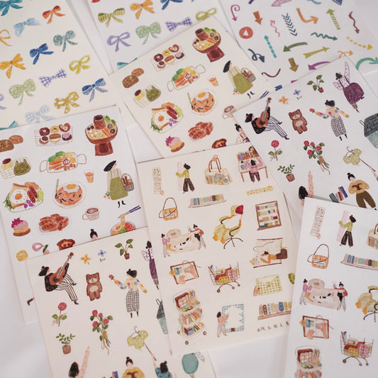 Die-Cut Sticker Sheets vol.8