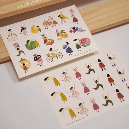 Die-Cut Sticker Sheets vol.9