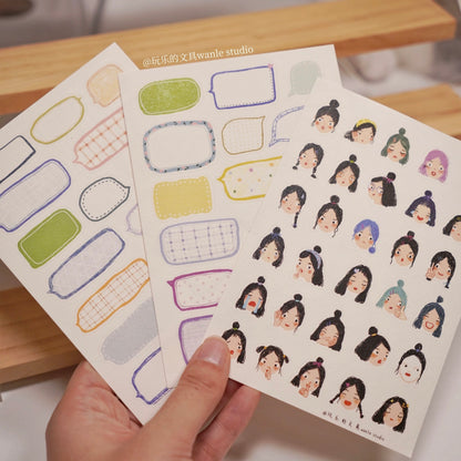 Die-Cut Sticker Sheets vol.9