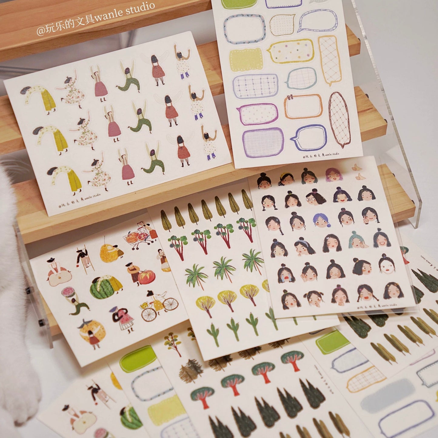 Die-Cut Sticker Sheets vol.9