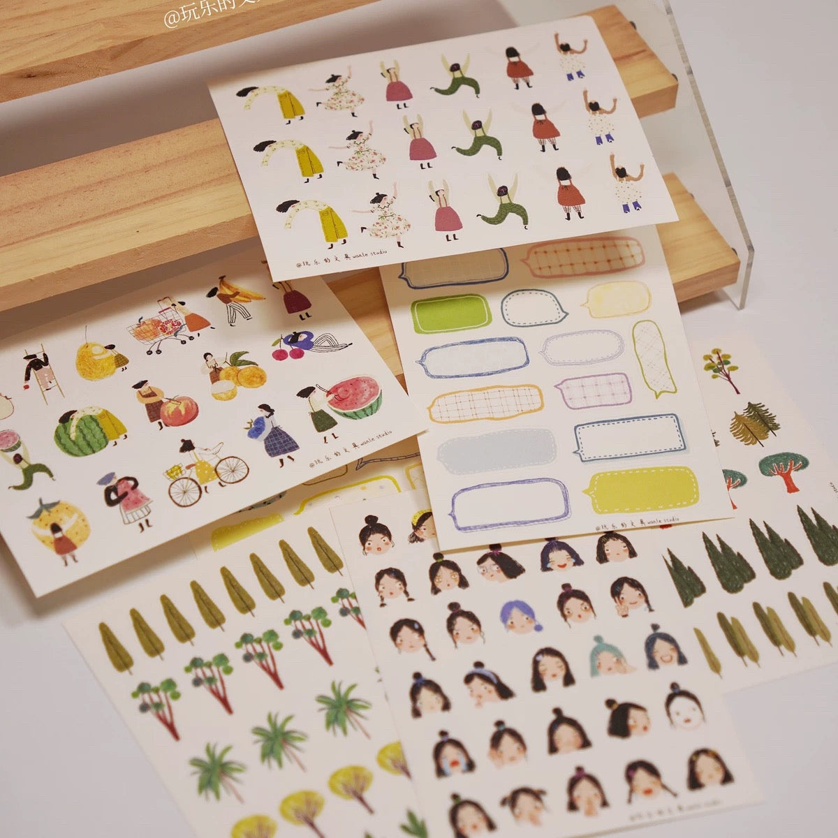 Die-Cut Sticker Sheets vol.9